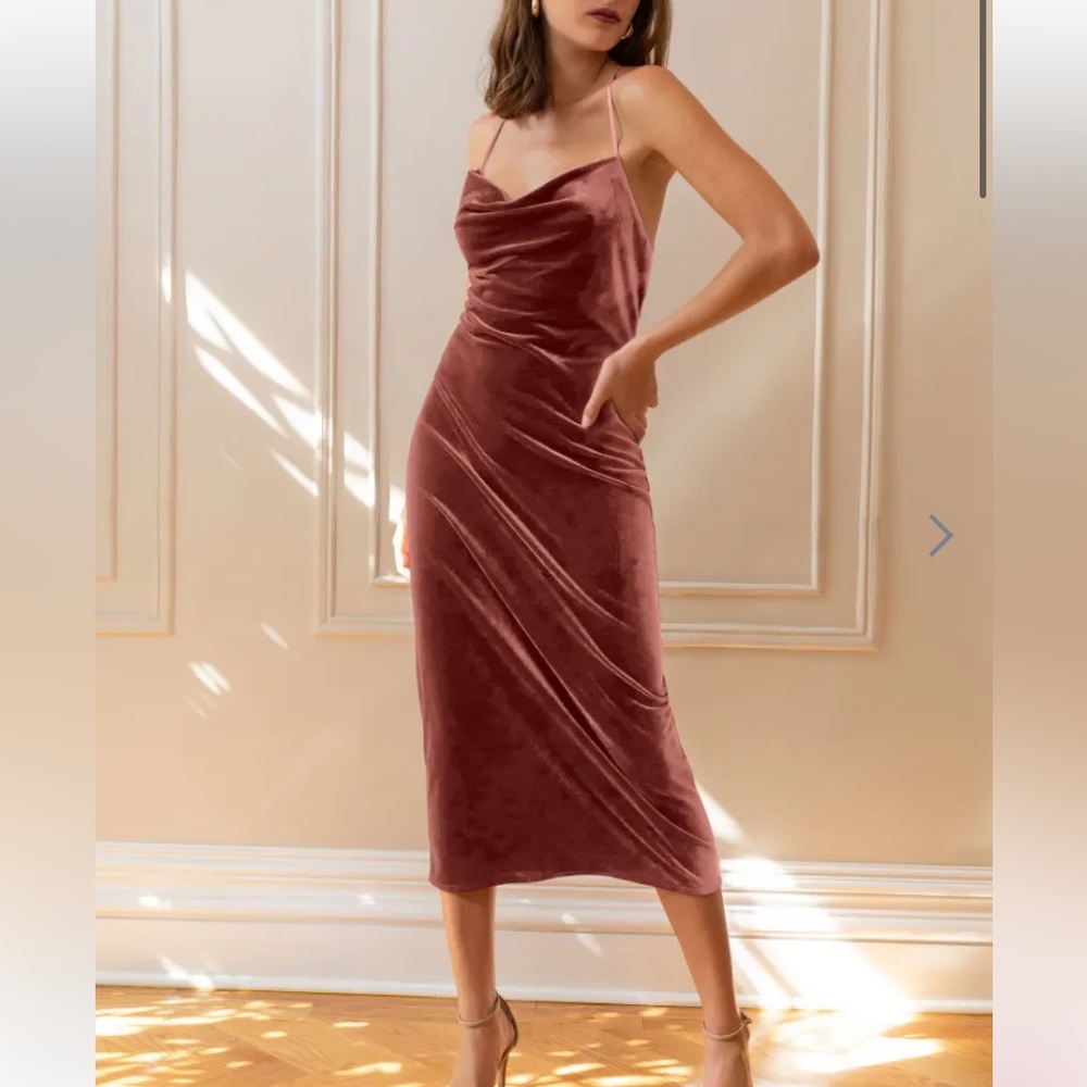 Size 10 Jenny Yoo Benson Midi in English Rose